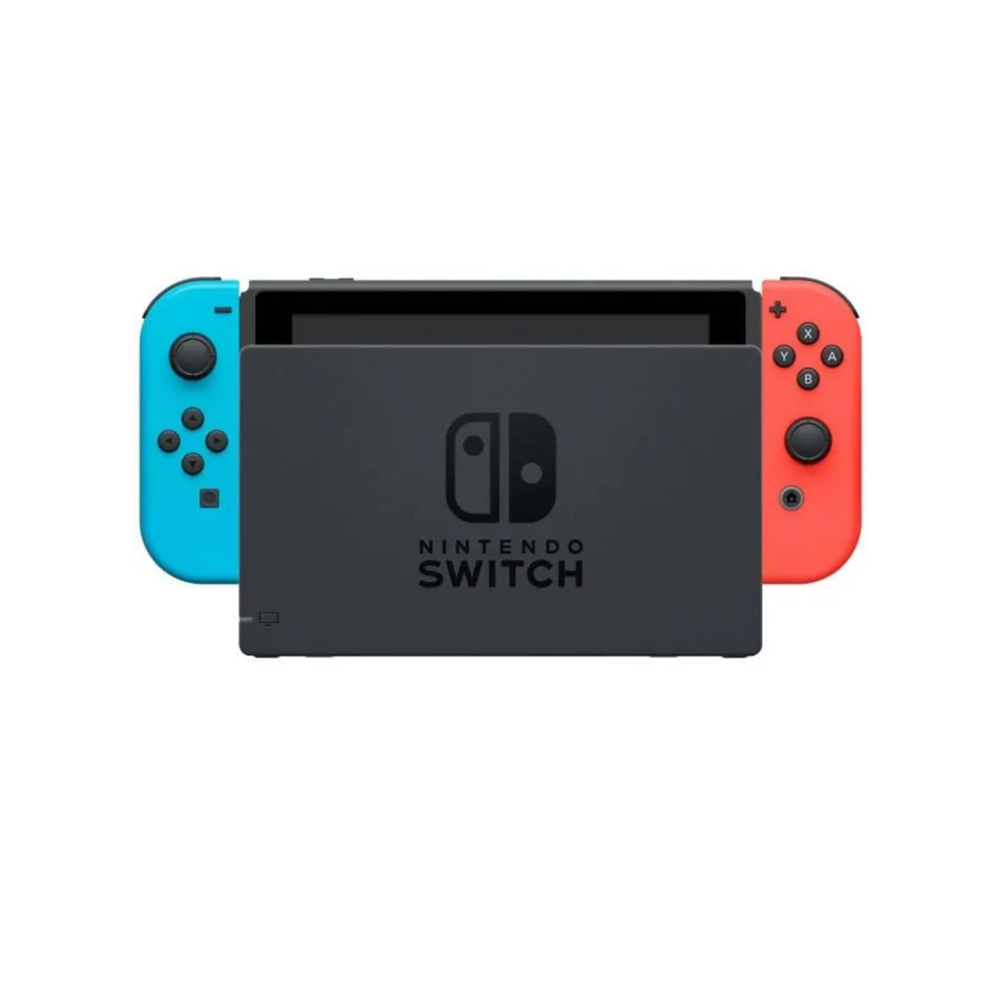 Console Nintendo Switch – Modèle OLED • Bleu Néon & Rouge Néon + Super Mario Party Jamboree (Code) + 3 mois d’abonnement NSO (Code)
