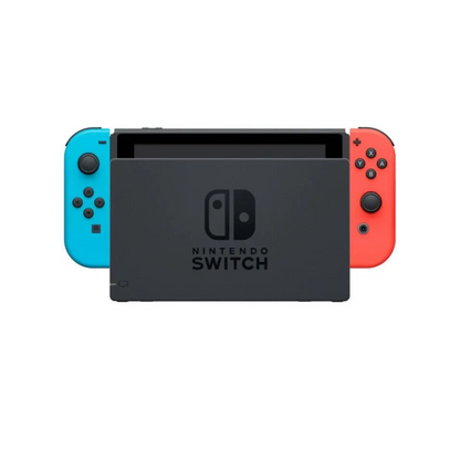Console Nintendo Switch – Modèle OLED • Bleu Néon & Rouge Néon + Super Mario Party Jamboree (Code) + 3 mois d’abonnement NSO (Code)