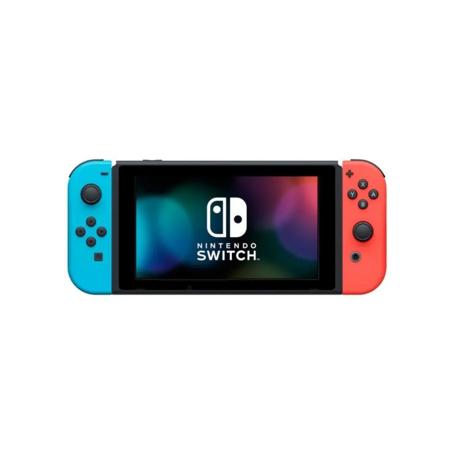 Console Nintendo Switch – Modèle OLED • Bleu Néon & Rouge Néon + Super Mario Party Jamboree (Code) + 3 mois d’abonnement NSO (Code)
