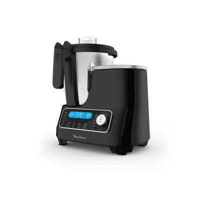 Robot cuiseur moulinex Clickchef noir HF456810 + cuiseur vapeur