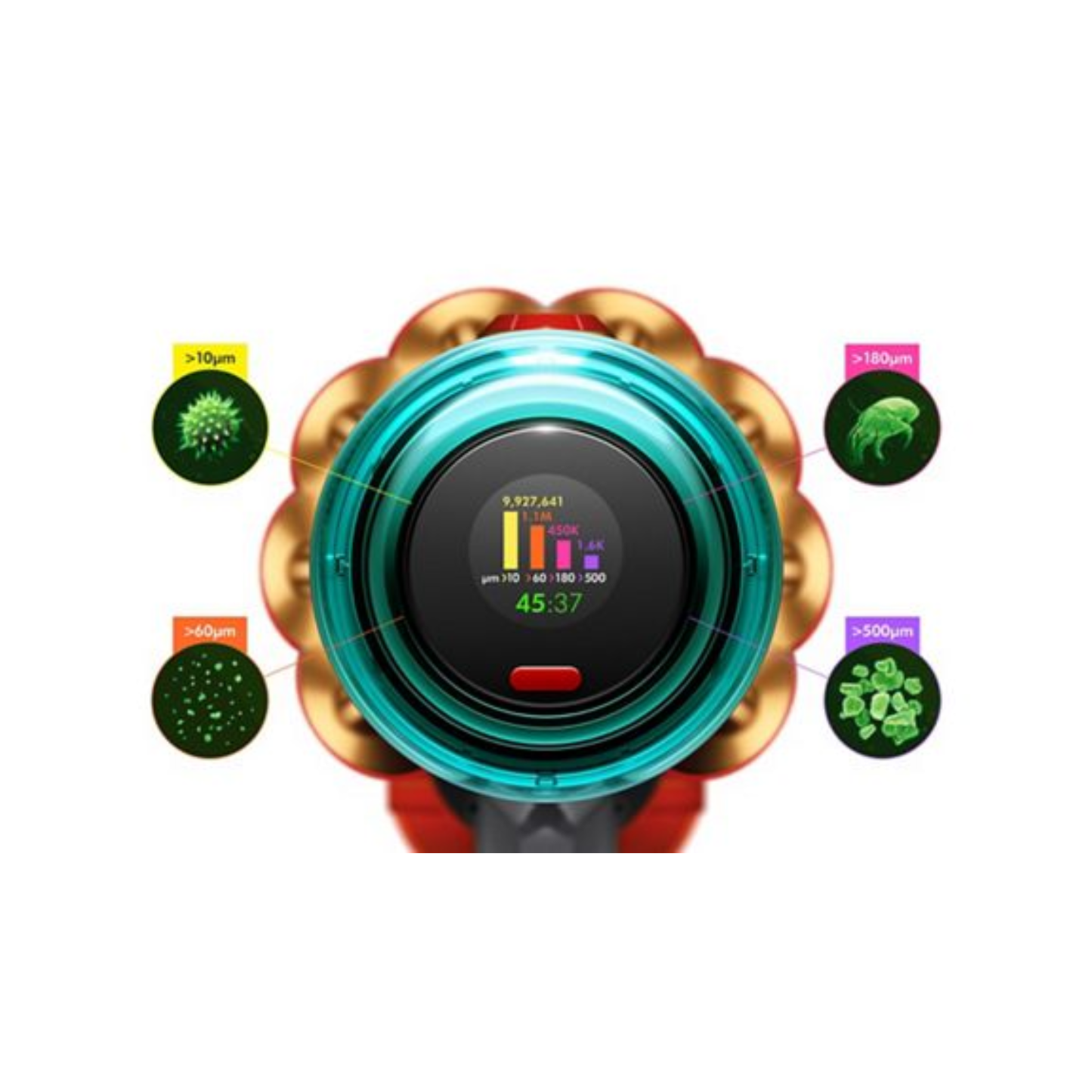 Aspirateur sans-fil Dyson V12 Detect Slim™ Absolute (gold)